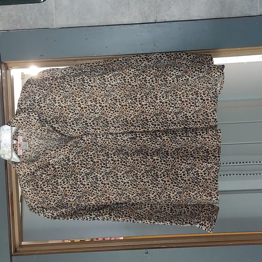 Leopard  Blouse  sz PM